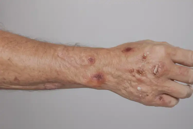 男性脖子上偶爾起濕疹不管它會自己自愈嗎(圖2)