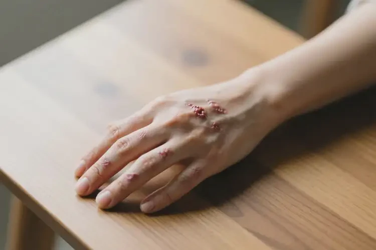 女人手上出現(xiàn)濕疹不管它會(huì)自己好嗎(圖3)