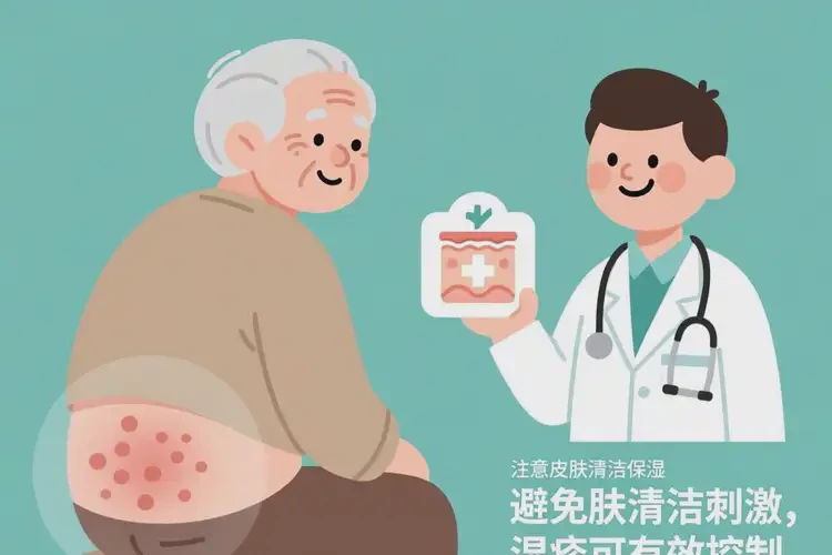 老人屁股偶爾長(zhǎng)濕疹可不可以徹底自愈(圖2)