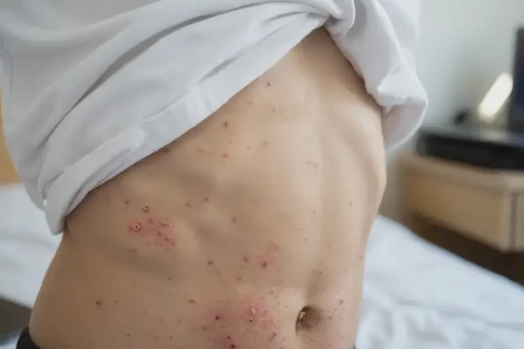 大學(xué)生肚子偶爾起濕疹不管它會(huì)自己自愈嗎(圖4)