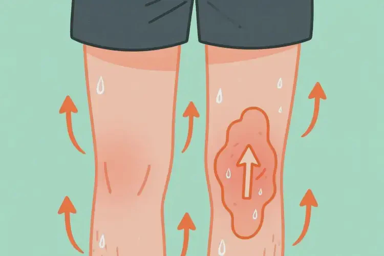 男生大腿長濕疹能靠自己自愈嗎(圖2)