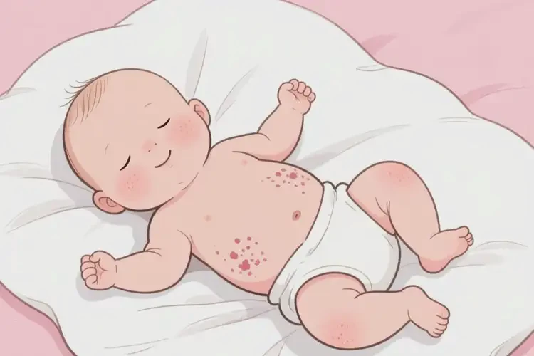 嬰幼兒肚子上偶爾長(zhǎng)濕疹不管它會(huì)自己痊愈嗎(圖3)