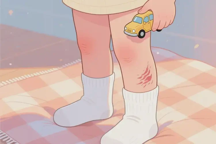 小儿小腿偶尔长湿疹能彻底自愈吗(图2)