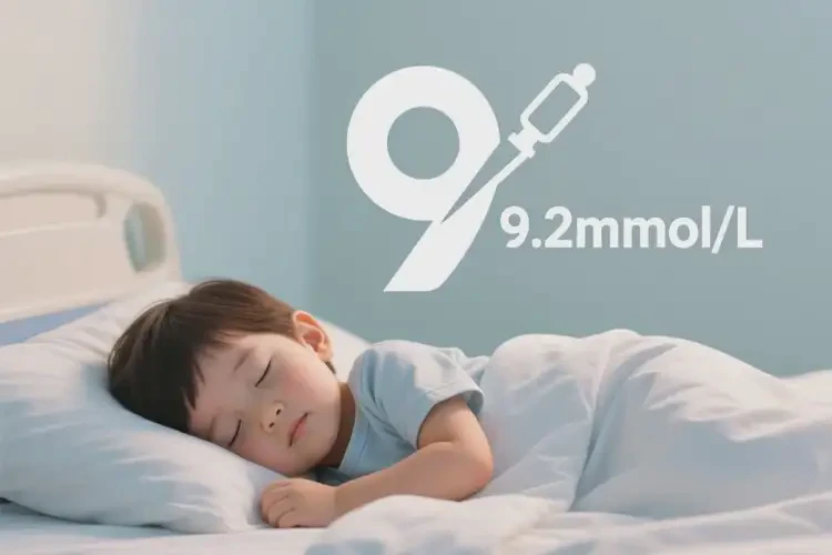 小孩睡前血糖9點2是糖尿病嗎(圖1)