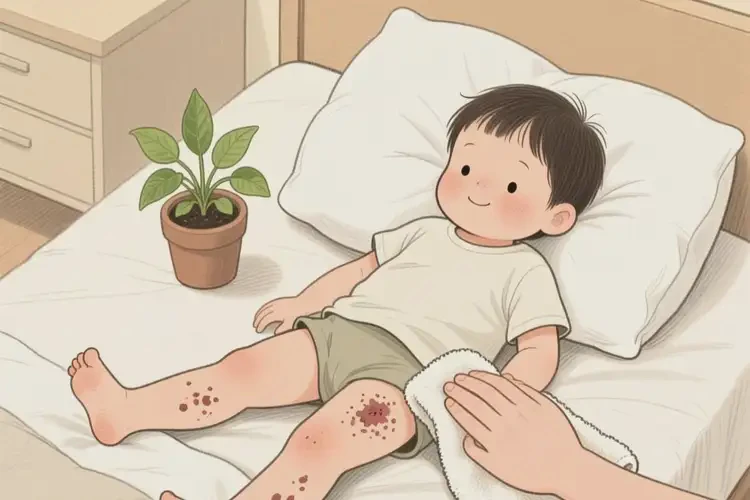 孩子小腿上經(jīng)常起濕疹不管它會(huì)自己好嗎(圖2)