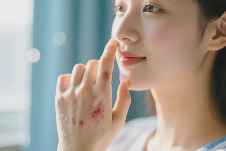 女生手上長(zhǎng)濕疹能徹底自愈嗎(圖3)