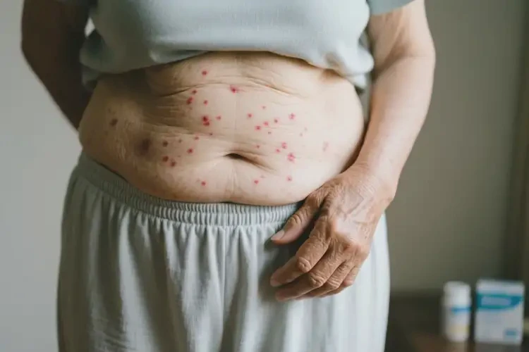 老年人肚子上偶爾長濕疹不管它會自己痊愈嗎(圖3)