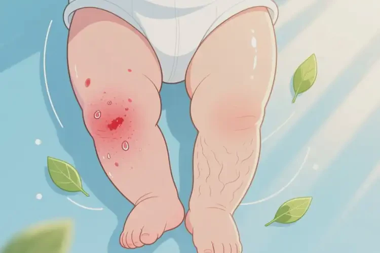 寶寶大腿偶爾起濕疹可不可以徹底自愈(圖3)