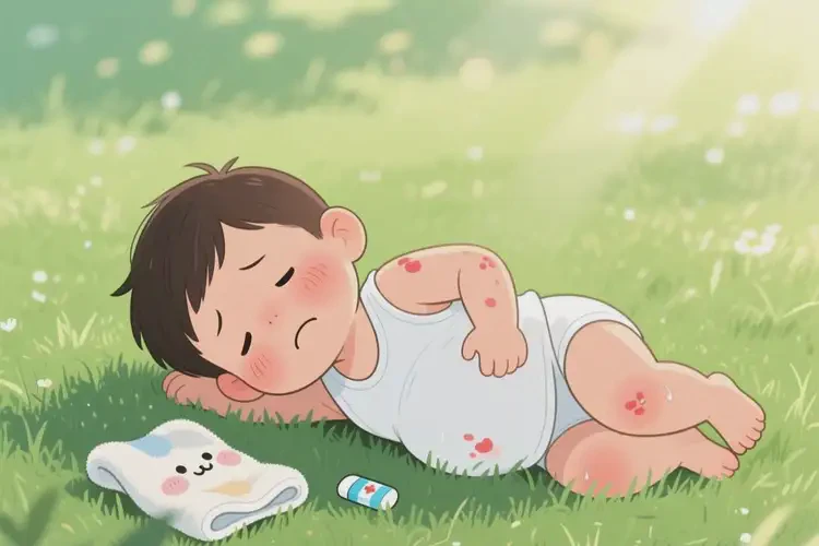 少兒肚子容易起濕疹不管它會(huì)自己自愈嗎(圖4)