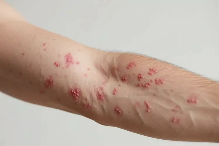 男性手臂上經(jīng)常起濕疹能靠自己自愈嗎(圖4)