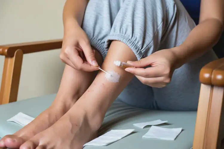 女生小腿經(jīng)常起濕疹可不可以徹底自愈(圖1)