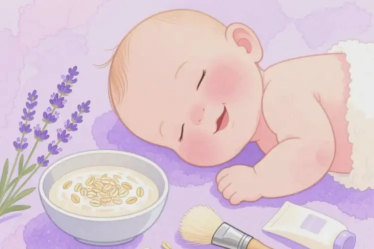 小兒面部容易起濕疹能徹底自愈嗎(圖2)