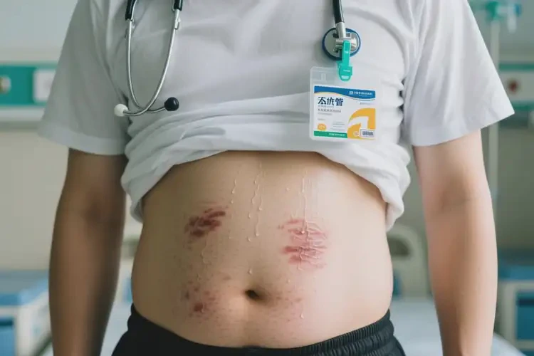 青年人肚子有濕疹不管它會(huì)自己好嗎(圖1)