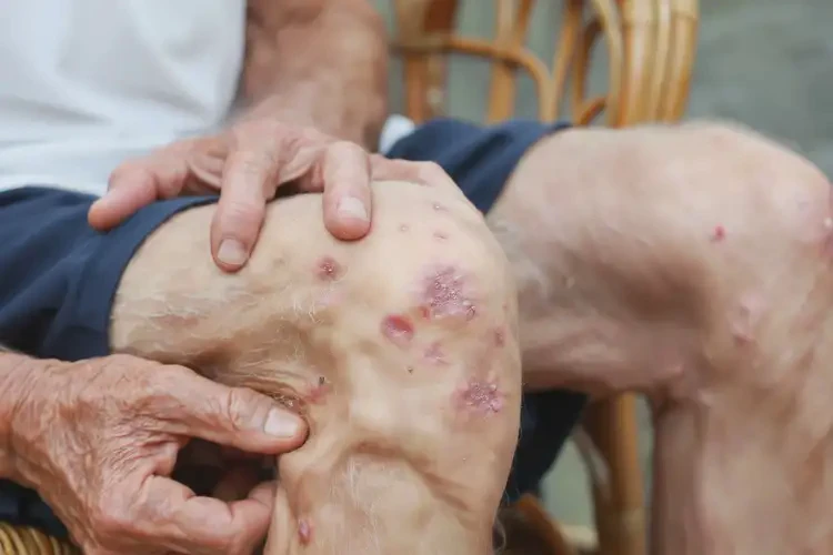 老人大腿上長濕疹不管它會自己自愈嗎(圖4)