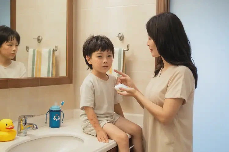 小孩全身經(jīng)常長(zhǎng)濕疹可以徹底自愈嗎(圖2)