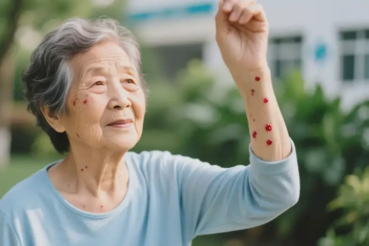 高齡老人身上偶爾起濕疹不管它會自己痊愈嗎(圖3)