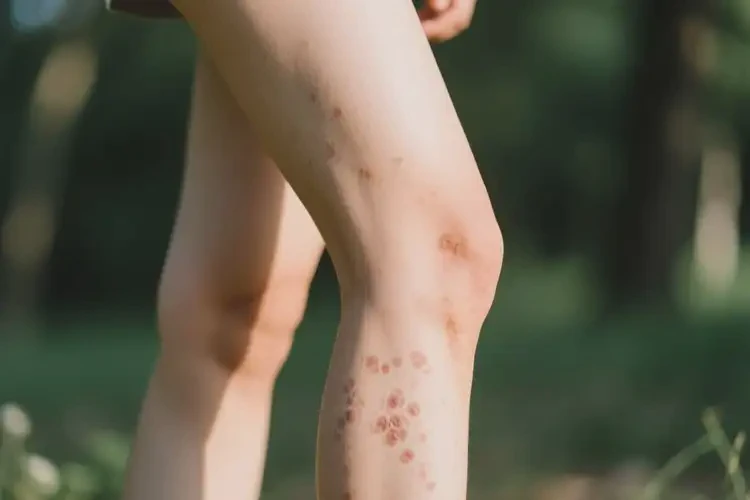 女人大腿上經(jīng)常長濕疹可以徹底自愈嗎(圖1)