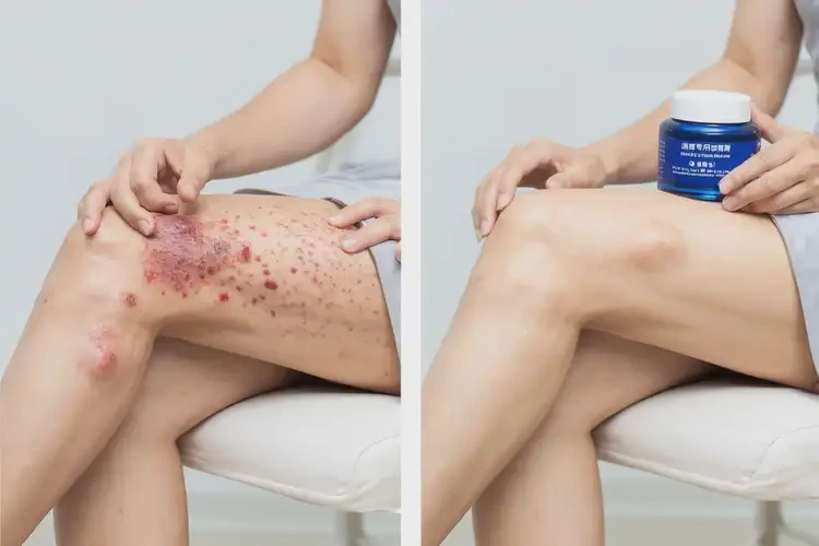 女性大腿上長濕疹能徹底自愈嗎(圖2)