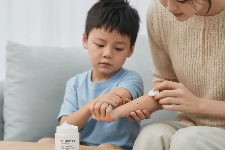 小孩手臂上有濕疹不管它會自己痊愈嗎(圖2)