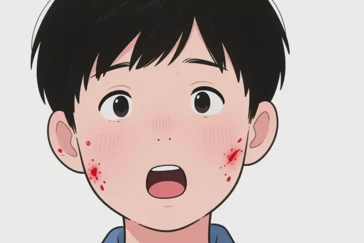 中學(xué)生臉上經(jīng)常起濕疹不管它會自己好嗎(圖1)