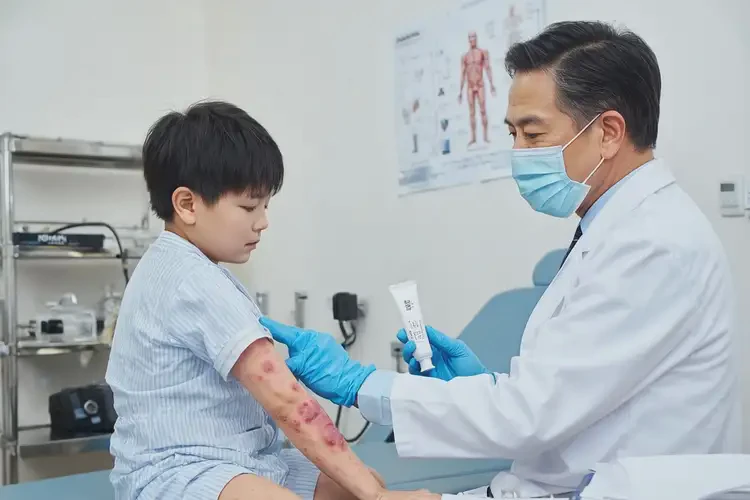 少兒屁股偶爾起濕疹能夠徹底治愈嗎(圖3)