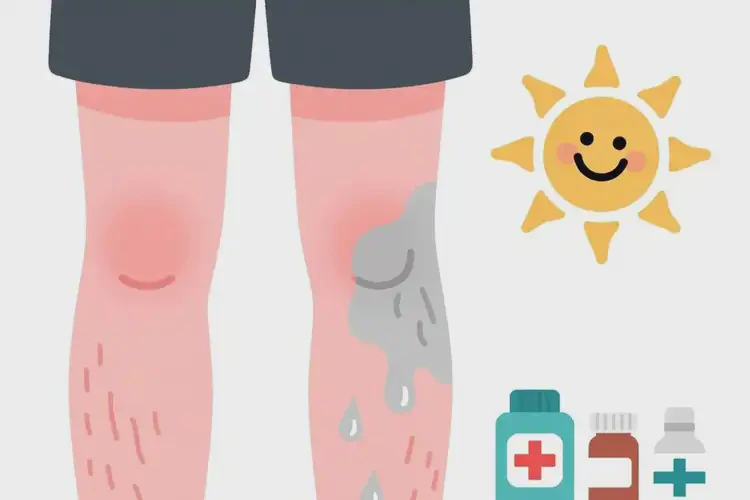 男生大腿長濕疹能靠自己自愈嗎(圖1)