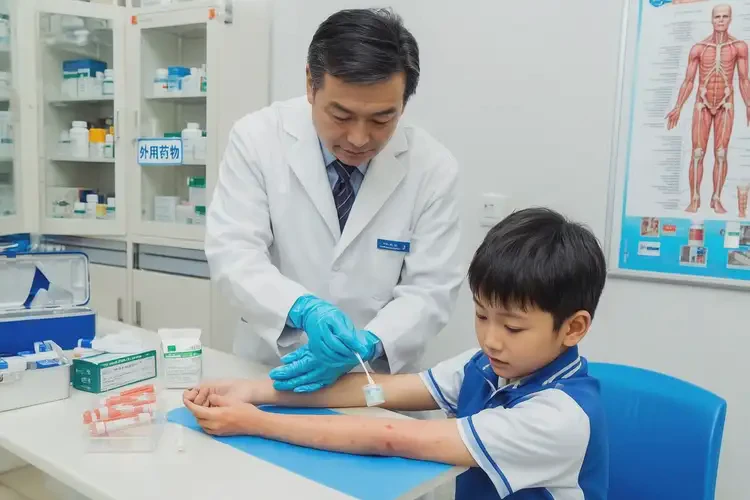 小學(xué)生手上出現(xiàn)濕疹不管它會自己痊愈嗎(圖3)