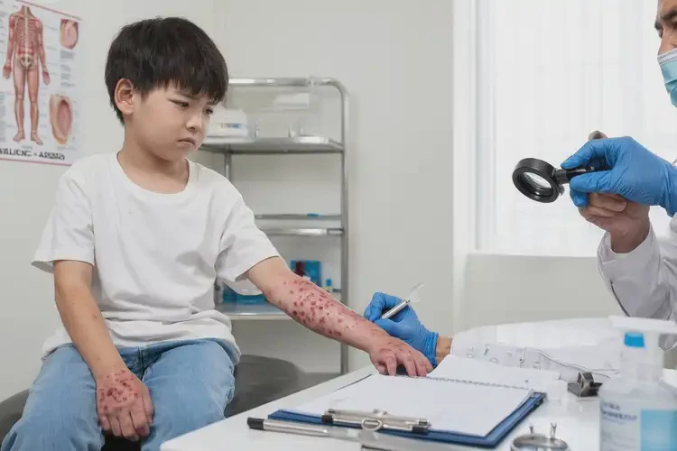 小學(xué)生全身偶爾長(zhǎng)濕疹可以徹底自愈嗎(圖2)