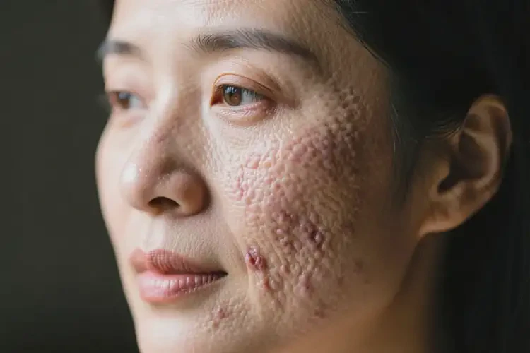 女人面部有濕疹不管它會自己好嗎(圖3)