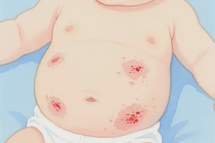 嬰幼兒肚子上偶爾長(zhǎng)濕疹不管它會(huì)自己痊愈嗎(圖4)