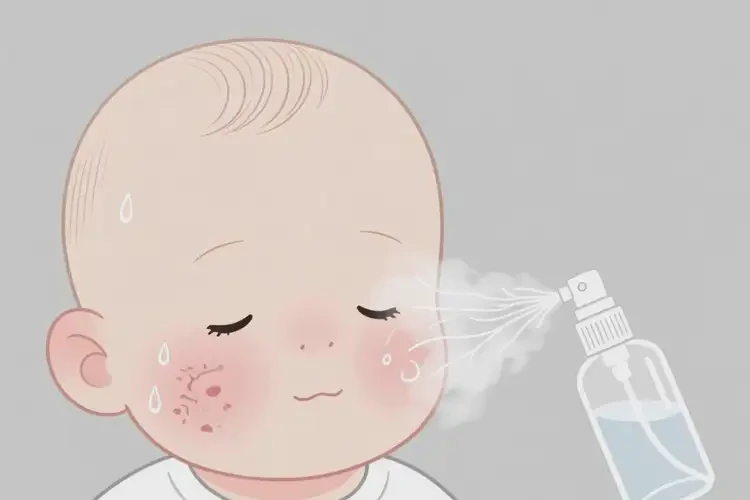 小儿面部容易起湿疹能够彻底治愈吗(图1)