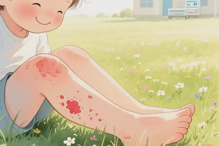 小儿小腿偶尔长湿疹能彻底自愈吗(图4)