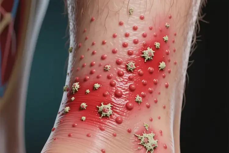 女生小腿上容易起濕疹不管它會自己痊愈嗎(圖3)