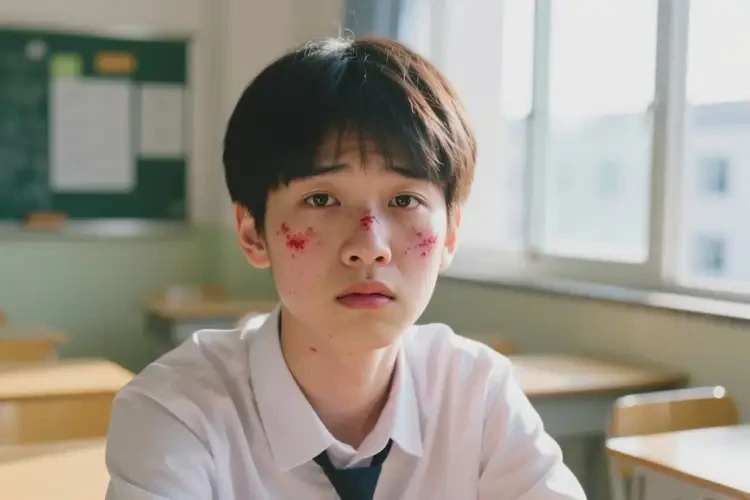 中學(xué)生面部出濕疹不管它會(huì)自己自愈嗎(圖4)