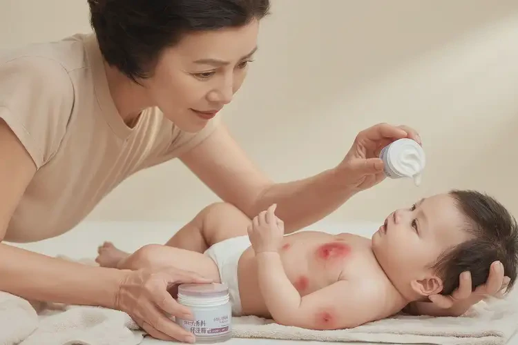 嬰幼兒脖子長濕疹不管它會自己好嗎(圖3)