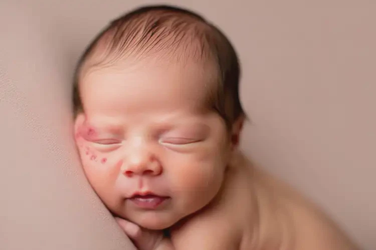 新生儿脸上有湿疹不管它会自己好吗(图4)