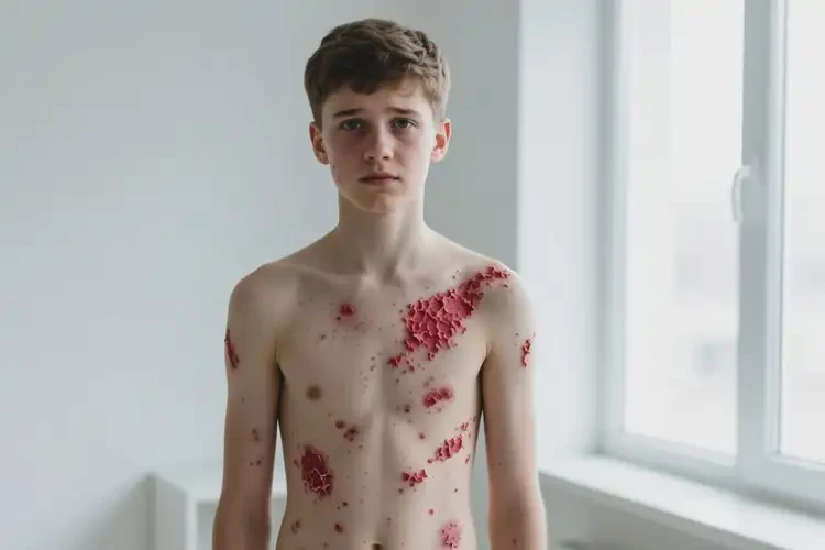 青年人全身有濕疹不管它會自己痊愈嗎(圖4)