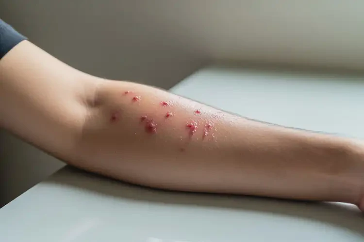 男性手臂出現(xiàn)濕疹不管它會(huì)自己痊愈嗎(圖2)