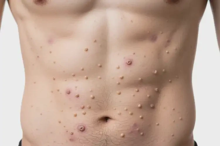 男性肚子出濕疹不管它會自己好嗎(圖2)