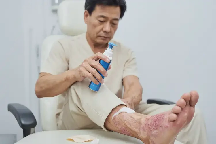 男性腳上偶爾長(zhǎng)濕疹可不可以徹底自愈(圖4)