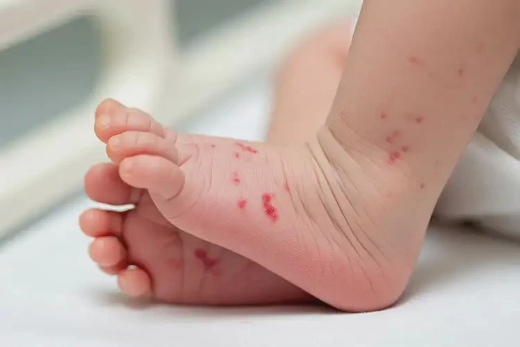 新生儿脚上有湿疹可以彻底自愈吗(图4)