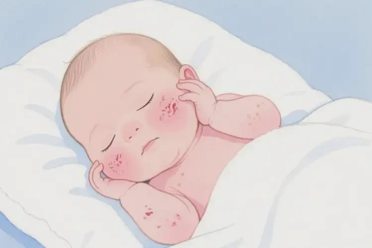 婴幼儿身上长湿疹不管它会自己痊愈吗(图4)