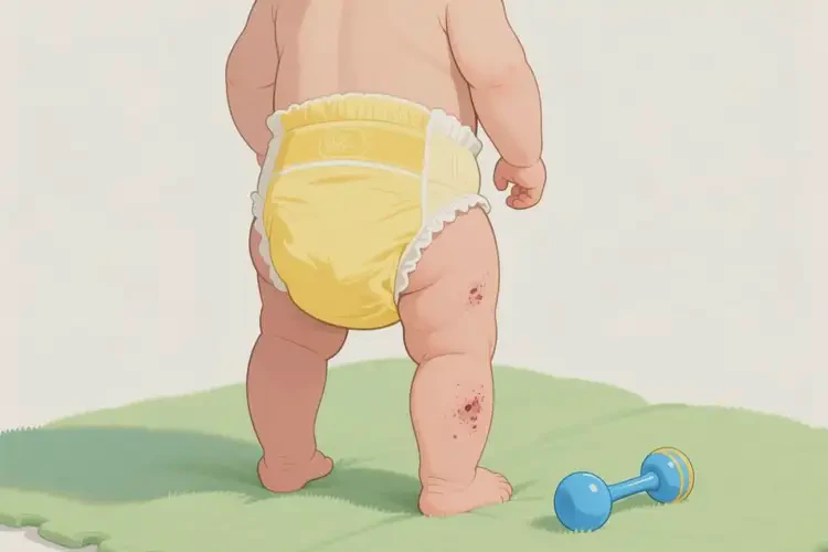 幼兒屁股有濕疹不管它會自己痊愈嗎(圖2)