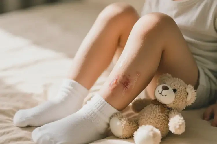 孩子大腿起濕疹不管它會(huì)自己痊愈嗎(圖3)