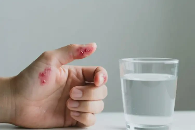 男性手上長濕疹能徹底自愈嗎(圖2)