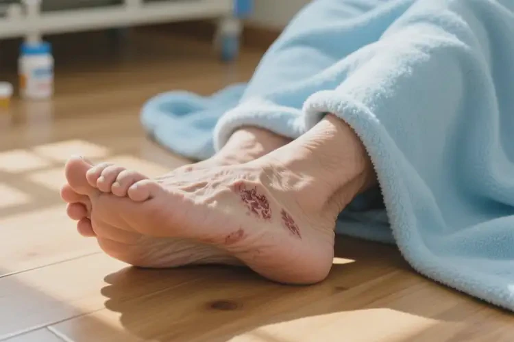 高齡老人腳上出濕疹不管它會自己自愈嗎(圖3)