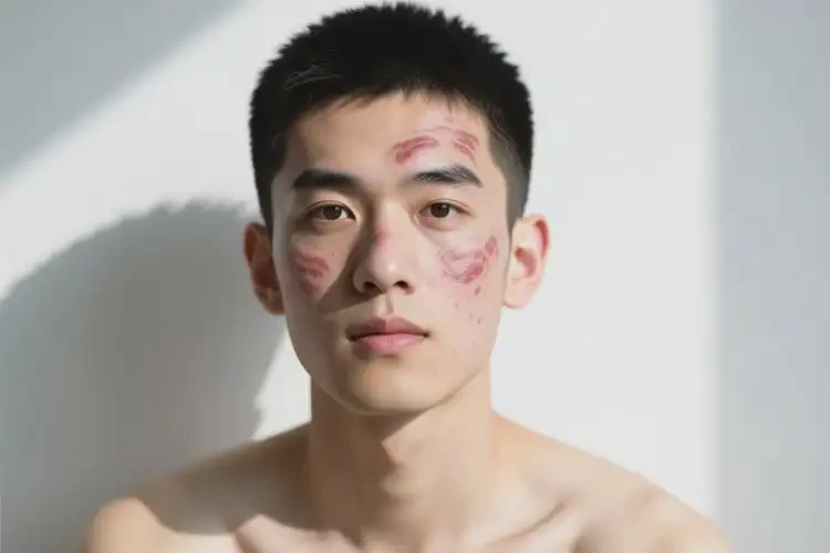 男人臉上容易起濕疹不管它會自己自愈嗎(圖3)