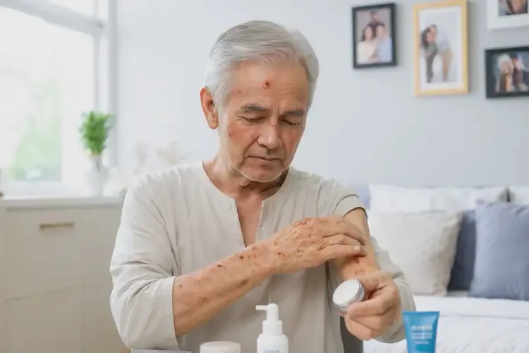 高齡老人肚子起濕疹能徹底自愈嗎(圖2)