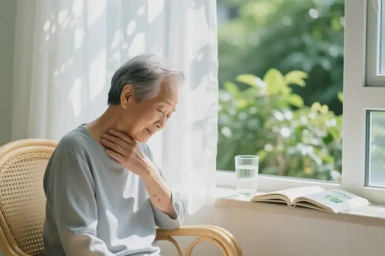 老人脖子起濕疹可以徹底自愈嗎(圖3)