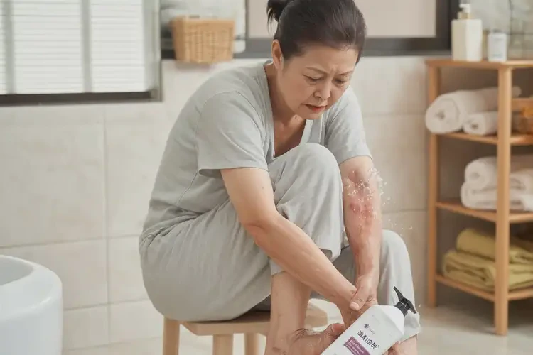 女生小腿出現(xiàn)濕疹能靠自己自愈嗎(圖3)